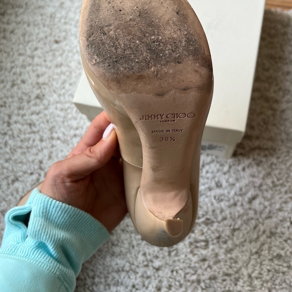 Jimmy chop patent leather pump - Picture 3 of 3